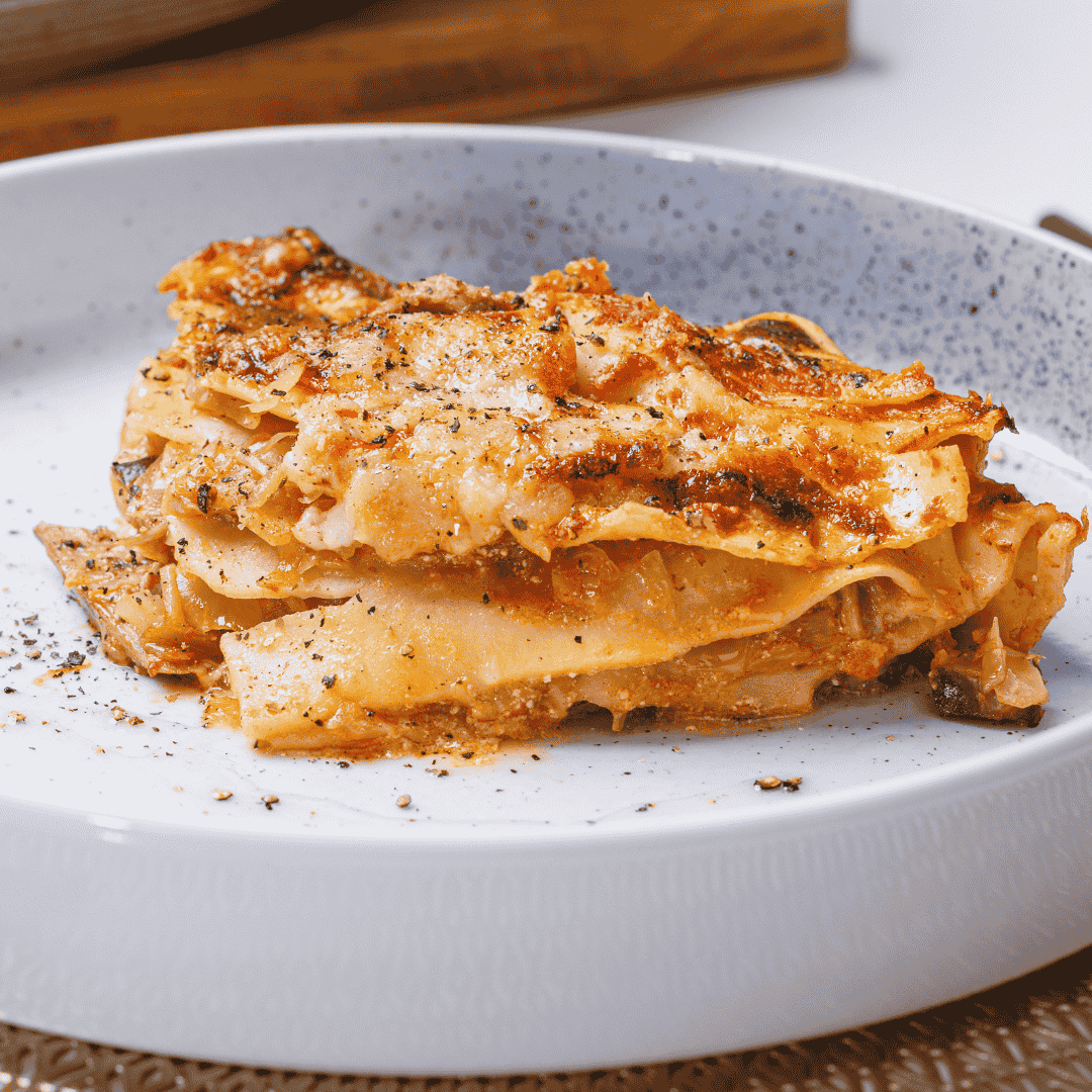 Aurelia lazanje s kiselim kupusom i koljenicom crne slavonske svinje