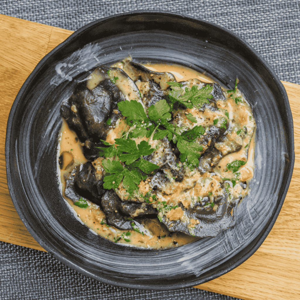Aurelia gourmet ravioli s jadranskim kozicama u šalši od zelenih rajčica
